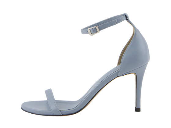 Line heel sandal (dove blue)