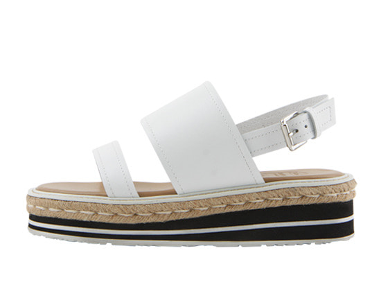 Clipper sandal (white)