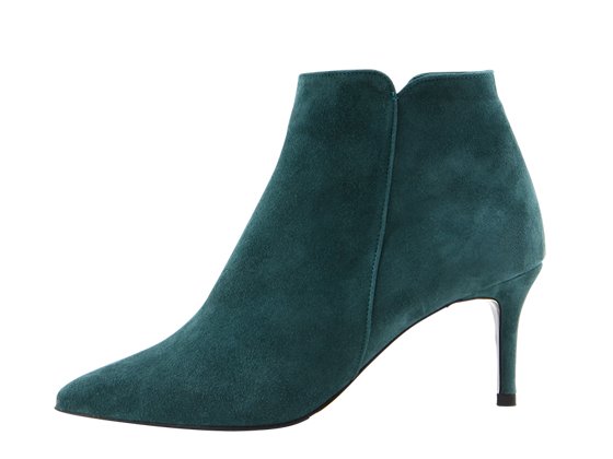 Signature ankle boots (suede blue green)