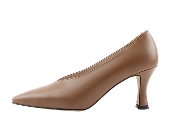 Volume line heel (caramel brown)